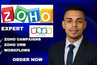setup zoho crm zoho books zoho recruit zoho CRM zoho deck campaigns