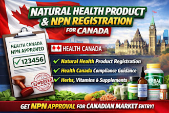 register your natural health product for npn canada approval