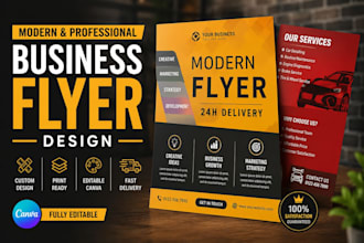 design professional business flyer