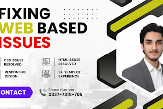 fix HTML and CSS bugs with responsive issues in your website