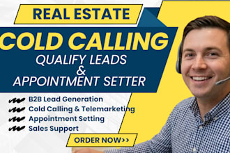 usa real estate appointment setter USA sales call USA cold calling cold caller
