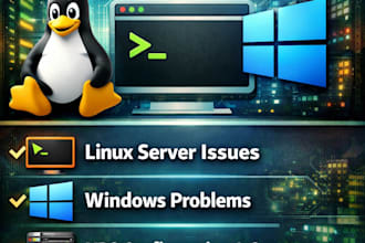 fix linux server, ubuntu, archlinux and windows system errors