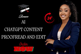 remove ai chatgpt content, proofread and edit masters phd thesis or dissertation