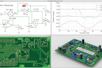 design piezoelectric circuits, schematics, simulation and pcb layout