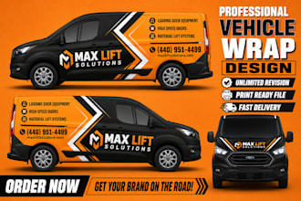 create car wrap, truck, van wrap, bus wrap, vehicle wrap