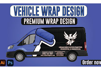 create car wrap, truck, van wrap, bus wrap, vehicle wrap