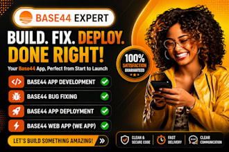 base44 expert base44 bug fixing base44 app deployment base44 app we app base44
