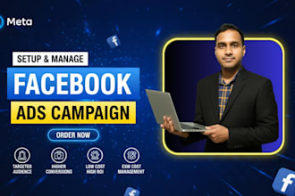 create, manage and optimize facebook ads campaigns for high ROI