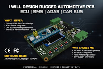 design rugged automotive pcb ecu bms adas can bus