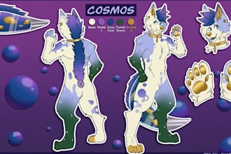 furry ref sheet anthro nsfw furry reference sheet fursona ref sheet