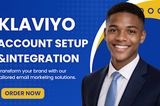 setup klaviyo account and integrate klaviyo with shopify store