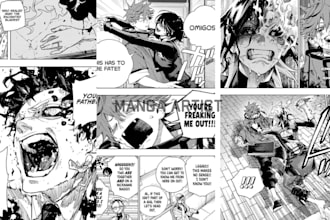 do comic anime manga artist webtoon manhwa manga cover art book illustration