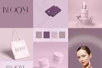 design a professional logo, full branding kit, brand identity, brand guid