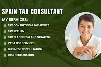 register vat oss and ioss, handle filing and vat deregistration for spain france