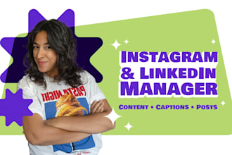 create content for your instagram and linkedin