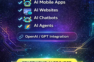 do ai mobile app development, ai website, ai chatbot, ai agent, app developer