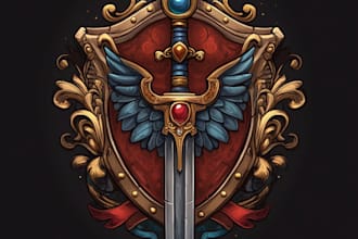 make your professional fantasy logo design
