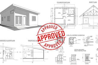 do architectural and structural drawings for city permit