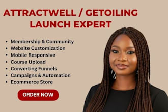 be your attractwell virtual assistant, getoiling launch expert, online course