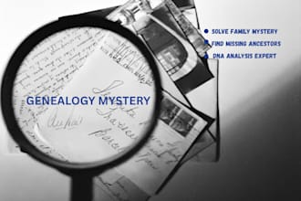 solve your genealogy mystery and breakthrough your family history brick walls