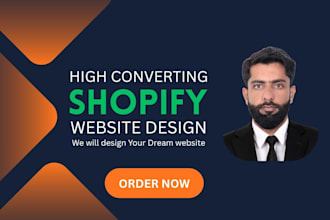 build shopify website copy ecommerce store dropshipping website