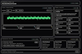 build scientific or technical data visualization interfaces