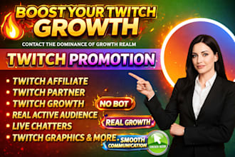 promote twitch channel promotion to gain live viewers