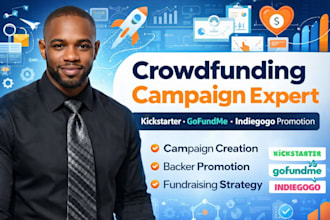 promote crowdfunding campaign kickstarter gofundme promotion to get more backer