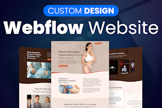 design a premium webflow business website