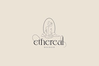 do an unique and professional line art logo and any line art design
