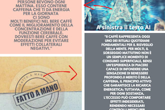 professionally edit, proofread and humanize your italian texts