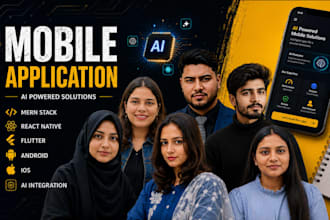 build ai mobile app development in flutter or react native ai agent