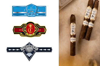 design a cigar ring, cigar box, cigar band, cigar label, and cigar logo