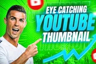 design youtube high CTR thumbnails