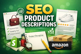 write SEO product descriptions for your online store