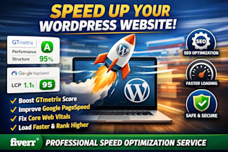 speed optimize wordpress and create custom blog templates
