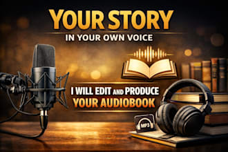 turn your voice recording into a professional audiobook