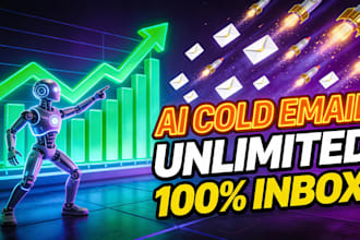 setup ai cold email sender unlimited email marketing bulk email automation CRM
