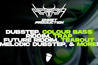 ghost produce a high quality dubstep or edm track that will blow your mind