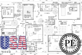 redraw 2d house plan floor plans site plan building permit drawings blueprint