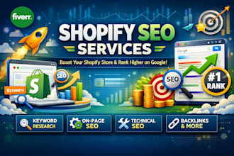 do a shopify SEO  and shopify setup service to boost traffic and sales growth