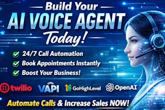 build ai voice agent ai phone assistant or ai calling agent ai receptionist