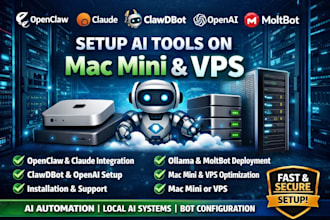 setup open claw claude, clawdbot openai for moltbot ollama openclaw mac mini vps