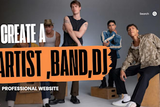 design redesign music website