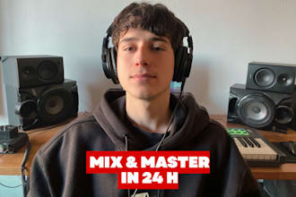 mix and master your hiphop song in 24h