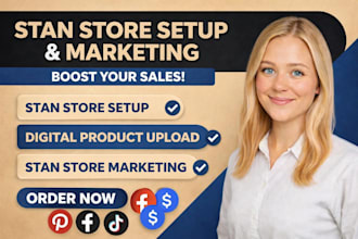do stan marketing, etsy stan store, stan store promotion and sales funnel