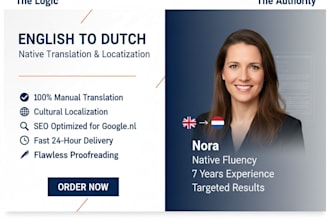 provide professional english to dutch translation and dutch to english fast