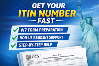 help you prepare and apply for itin individual taxpayer identification number