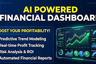 create an ai powered financial dashboard with predictive modeling