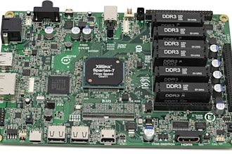 design high speed fpga pcb with spartan 7, ddr3 memory, usb, hdmi and power rail